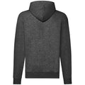 Dunkles Grau - Back - Fruit of the Loom - "Classic" Hoodie mit durchgehendem Reißverschluss für Herren-Damen Unisex