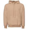 Beige-Grün meliert - Front - Bella + Canvas - Hoodie zum Überziehen für Herren-Damen Unisex