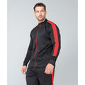 Schwarz-Rot - Back - Finden & Hales - Trainingsjacke für Damen