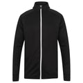 Schwarz-Weiß - Front - Finden & Hales - Trainingsjacke für Damen