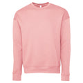 Pink - Front - Bella + Canvas - "Classic" Sweatshirt, Überschnittene Schulter für Herren-Damen Unisex