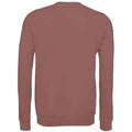 Mauve - Front - Bella + Canvas - "Classic" Sweatshirt, Überschnittene Schulter für Herren-Damen Unisex