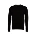 Schwarz - Front - Bella + Canvas - "Classic" Sweatshirt, Überschnittene Schulter für Herren-Damen Unisex