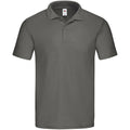 Hellgrau - Front - Fruit of the Loom - "Original" Poloshirt für Herren