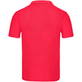 Rot - Back - Fruit of the Loom - "Original" Poloshirt für Herren