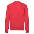 Rot - Back - Fruit of the Loom - "Classic 80-20" Sweatshirt für Herren