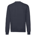 Marineblau - Back - Fruit of the Loom - "Classic 80-20" Sweatshirt für Herren