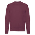 Burgunderrot - Front - Fruit of the Loom - "Classic 80-20" Sweatshirt für Herren