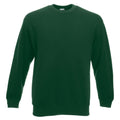 Flaschengrün - Front - Fruit of the Loom - "Classic 80-20" Sweatshirt für Herren