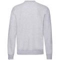 Grau meliert - Back - Fruit of the Loom - "Classic 80-20" Sweatshirt für Herren