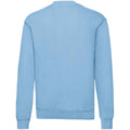 Himmelblau - Back - Fruit of the Loom - "Classic 80-20" Sweatshirt für Herren