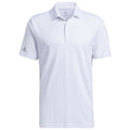 Weiß - Front - Adidas - Poloshirt für Herren