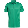 Grün - Front - Adidas - Poloshirt für Herren