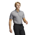 Grau - Side - Adidas - Poloshirt für Herren