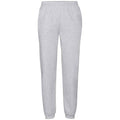 Grau meliert - Front - Fruit of the Loom - "Classic 80-20" Jogginghosen für Herren