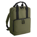 Militärgrün - Front - Bagbase - Herren-Damen Unisex Rucksack "Cooler", recycelt