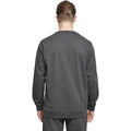 Anthrazit - Side - Build Your Brand - "Basic Crew Neck" Sweatshirt für Herren