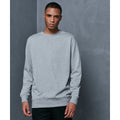 Grau meliert - Back - Build Your Brand - "Basic Crew Neck" Sweatshirt für Herren