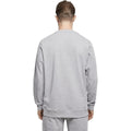 Grau meliert - Lifestyle - Build Your Brand - "Basic Crew Neck" Sweatshirt für Herren