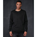 Schwarz - Back - Build Your Brand - "Basic Crew Neck" Sweatshirt für Herren