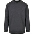 Anthrazit - Front - Build Your Brand - "Basic Crew Neck" Sweatshirt für Herren