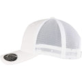 Weiß - Side - Flexfit - Herren-Damen Unisex Trucker Cap "110", Netzmaterial