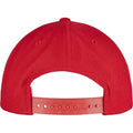 Rot - Back - Yupoong - Herren-Damen Unisex 5 Segmente - Snapback Mütze "Flexfit"