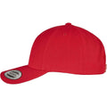 Rot - Side - Yupoong - Herren-Damen Unisex 5 Segmente - Snapback Mütze "Flexfit"