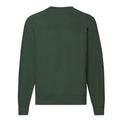 Flaschengrün - Back - Fruit of the Loom - "Classic 80-20" Sweatshirt für Herren