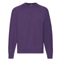 Violett - Front - Fruit of the Loom - "Classic 80-20" Sweatshirt für Herren