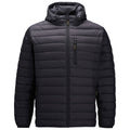 Schwarz - Front - Stanley - "Westby" Steppjacke für Herren