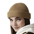 Beige - Side - Beechfield - "Harbour" Fischer Mütze für Herren-Damen Unisex