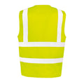 Fluoreszierendes Gelb - Back - SAFE-GUARD by Result - Sicherheitsweste für Herren-Damen Unisex