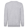 Grau meliert - Back - Fruit of the Loom - Sweatshirt für Herren