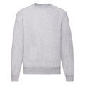 Grau meliert - Front - Fruit of the Loom - Sweatshirt für Herren