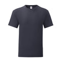 Marineblau - Front - Fruit of the Loom - "Iconic 150" T-Shirt für Herren