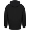 Schwarz - Back - Tombo - "Athleisure" Kapuzenpullover für Herren-Damen Unisex