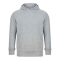 Grau meliert - Front - Tombo - "Athleisure" Kapuzenpullover für Herren-Damen Unisex