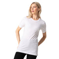 Weiß - Side - Skinni Fit - T-Shirt für Herren-Damen Unisex