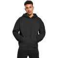 Schwarz - Side - Build Your Brand - Kapuzenpullover Ultra-Schwer für Herren