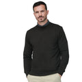 Schwarz - Back - Henbury - Sweatshirt für Herren-Damen Unisex