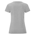 Athletic Grau - Back - Fruit of the Loom - "Iconic" T-Shirt für Damen