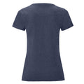 Marineblau - Back - Fruit of the Loom - "Iconic" T-Shirt für Damen