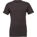 Dunkelgrau - Front - Bella + Canvas - "CVC" T-Shirt für Herren-Damen Unisex Langärmlig