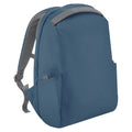 Graublau - Front - Quadra - Rucksack "Project Lite", recyceltes Material