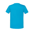 Azure Blau - Back - Fruit of the Loom - "Iconic 150" T-Shirt für Herren