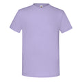 Lavendel - Front - Fruit of the Loom - "Iconic 150" T-Shirt für Herren