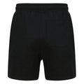 Schwarz - Back - Skinni Fit - "Fashion" Sweat-Shorts für Herren-Damen Unisex