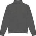 Dunkelgrau - Back - Kustom Kit - Sweatshirt mit kurzem Reißverschluss für Herren