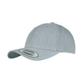 Grau meliert - Front - Yupoong - "Flexfit Classic" Snapback Mütze für Herren-Damen Unisex